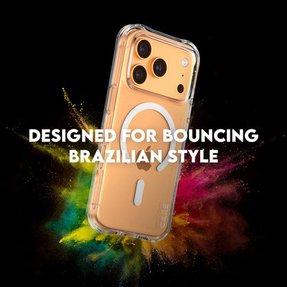 Husa MagSafe pentru Apple iPhone 17 Pro, PanzerGlass, Care Fashionable, Transparenta Alba