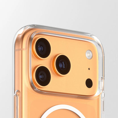 Husa MagSafe pentru Apple iPhone 17 Pro, PanzerGlass, Care Feature Kickstand, Transparenta