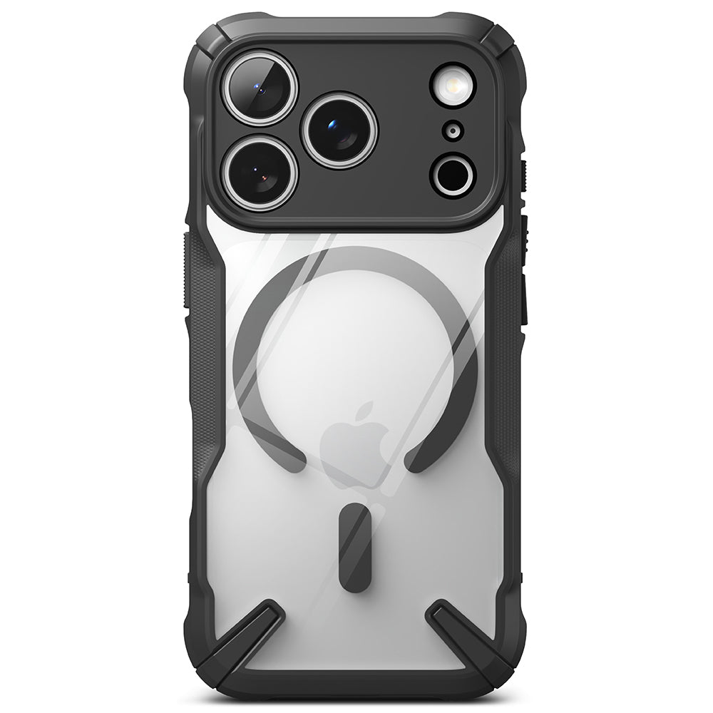 Husa MagSafe pentru Apple iPhone 17 Pro, Ringke, Fusion X, Neagra