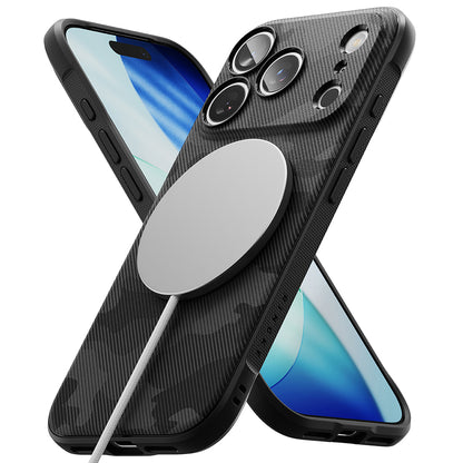 Husa MagSafe pentru Apple iPhone 17 Pro, Ringke, Onyx, Camuflaj