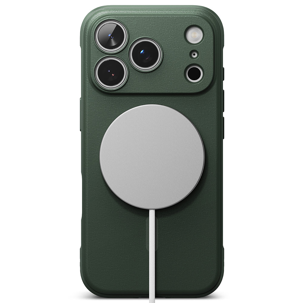 Husa MagSafe pentru Apple iPhone 17 Pro, Ringke, Onyx, Verde Inchis