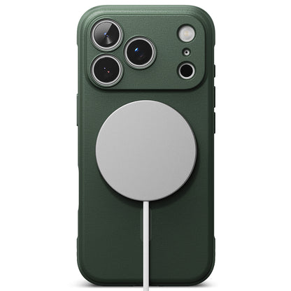 Husa MagSafe pentru Apple iPhone 17 Pro, Ringke, Onyx, Verde Inchis