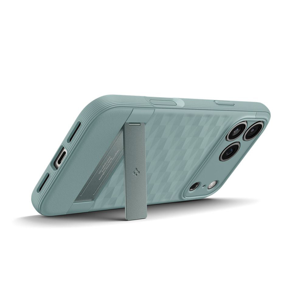 Husa MagSafe pentru Apple iPhone 17 Pro, Spigen, Caseology Parallax S, Verde