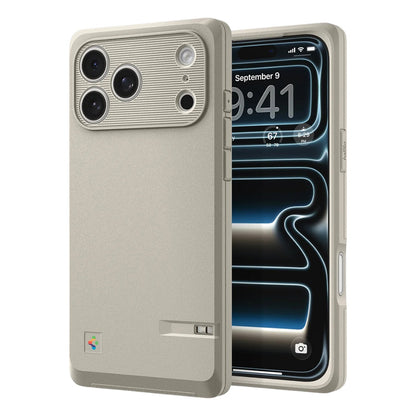Husa MagSafe pentru Apple iPhone 17 Pro, Spigen, Classic LS, Crem ACS10479