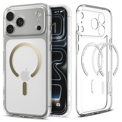 Husa MagSafe pentru Apple iPhone 17 Pro, Spigen, Ultra Hybrid, Aurie ACS10348