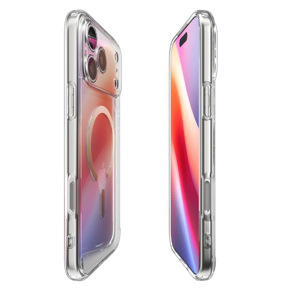 Husa MagSafe pentru Apple iPhone 17 Pro, Spigen, Ultra Hybrid, Aurie ACS10348