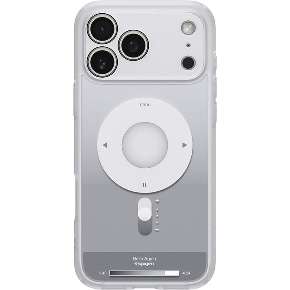 Husa MagSafe pentru Apple iPhone 17 Pro, Spigen, Ultra Hybrid Classic, Argintie