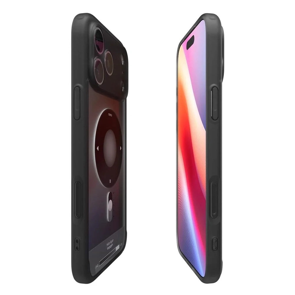 Husa MagSafe pentru Apple iPhone 17 Pro, Spigen, Ultra Hybrid Classic, Neagra
