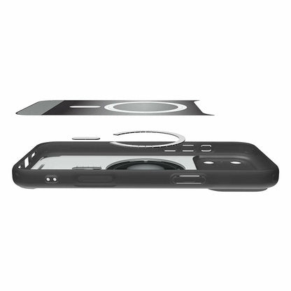 Husa MagSafe pentru Apple iPhone 17 Pro, Spigen, Ultra Hybrid Classic, Neagra