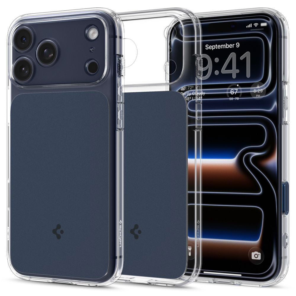 Husa MagSafe pentru Apple iPhone 17 Pro, Spigen, Ultra Hybrid T, Albastra Mata ACS10476