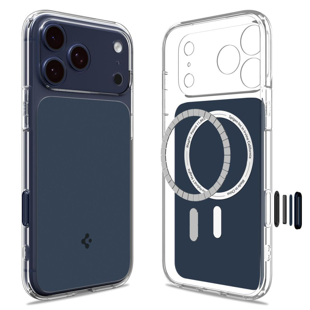 Husa MagSafe pentru Apple iPhone 17 Pro, Spigen, Ultra Hybrid T, Albastra Mata ACS10476