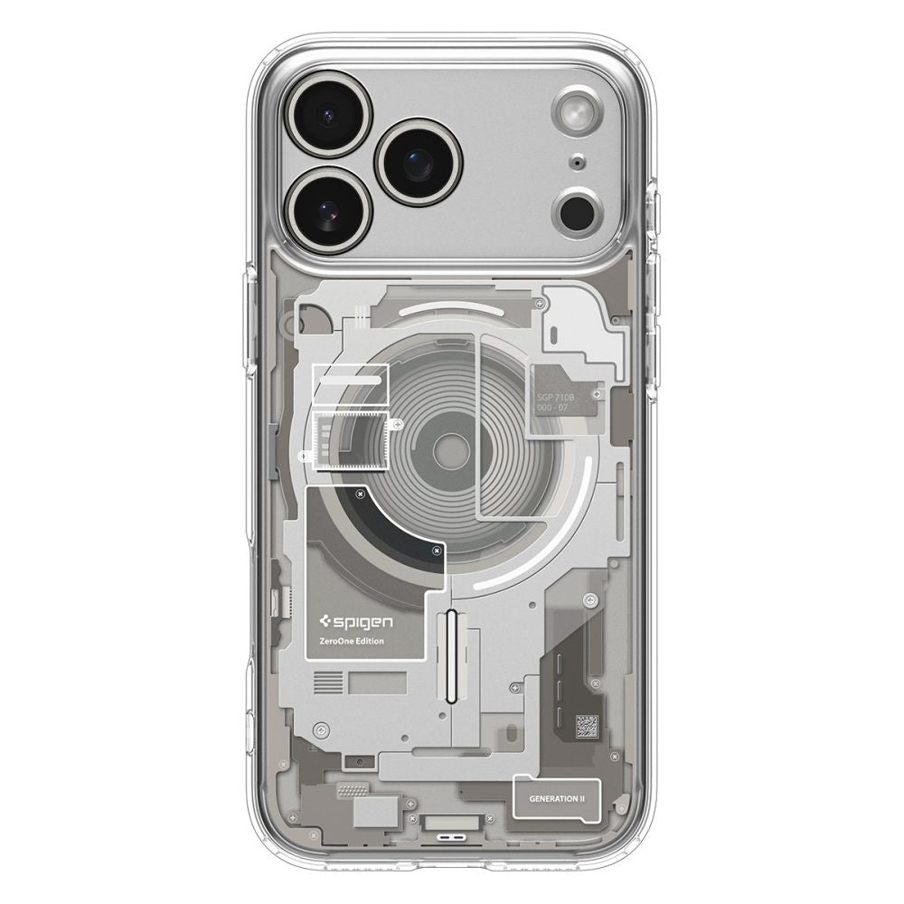 Husa MagSafe pentru Apple iPhone 17 Pro, Spigen, Ultra Hybrid Neo One, Transparenta ACS10354