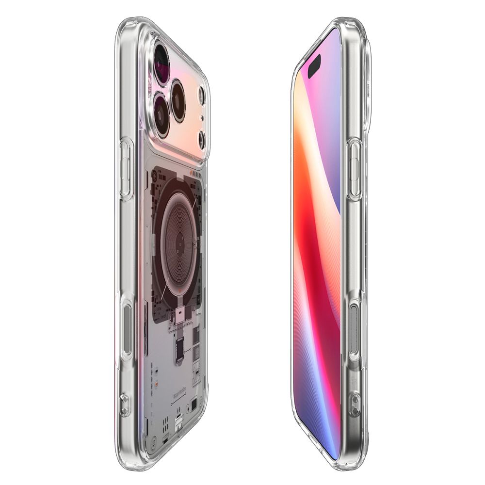 Husa MagSafe pentru Apple iPhone 17 Pro, Spigen, Ultra Hybrid Neo One, Transparenta ACS10354