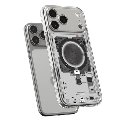 Husa MagSafe pentru Apple iPhone 17 Pro, Spigen, Ultra Hybrid Neo One, Transparenta ACS10354