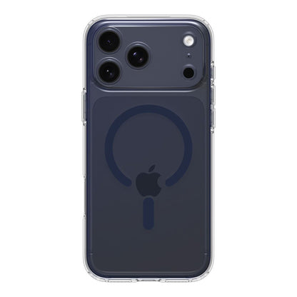 Husa MagSafe pentru Apple iPhone 17 Pro, Spigen, Ultra Hybrid, Transparenta Bleumarin ACS11111