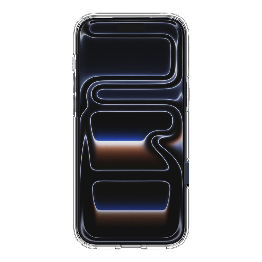 Husa MagSafe pentru Apple iPhone 17 Pro, Spigen, Ultra Hybrid, Transparenta Bleumarin ACS11111