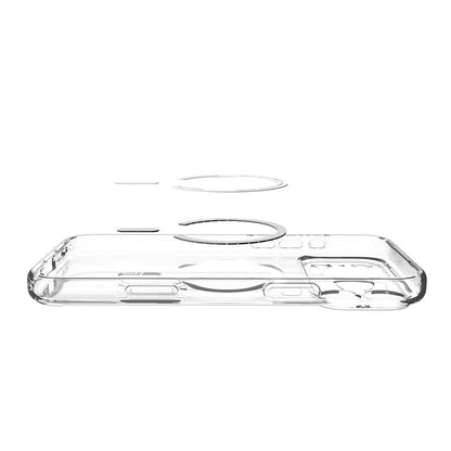 Husa MagSafe pentru Apple iPhone 17 Pro, Spigen, Ultra Hybrid, Transparenta Bleumarin ACS11111