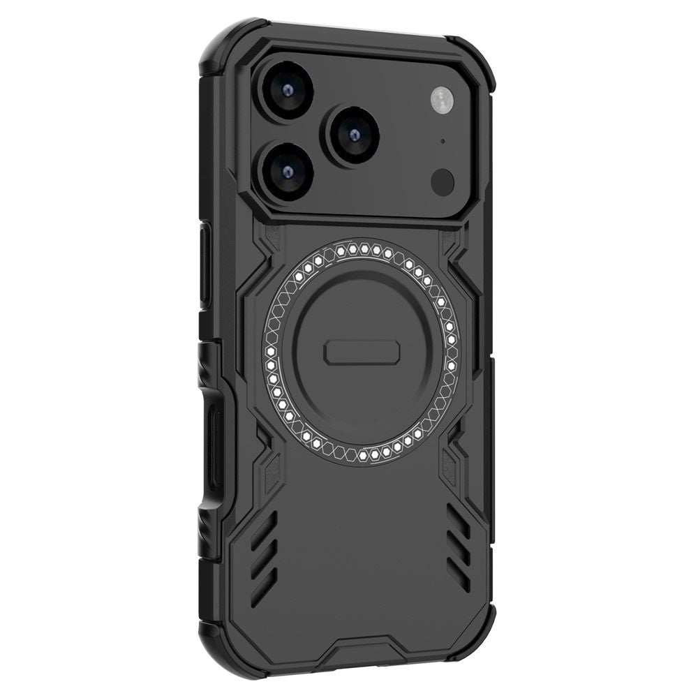 Husa MagSafe pentru Apple iPhone 17 Pro, Techsuit, ArmorMag, Neagra