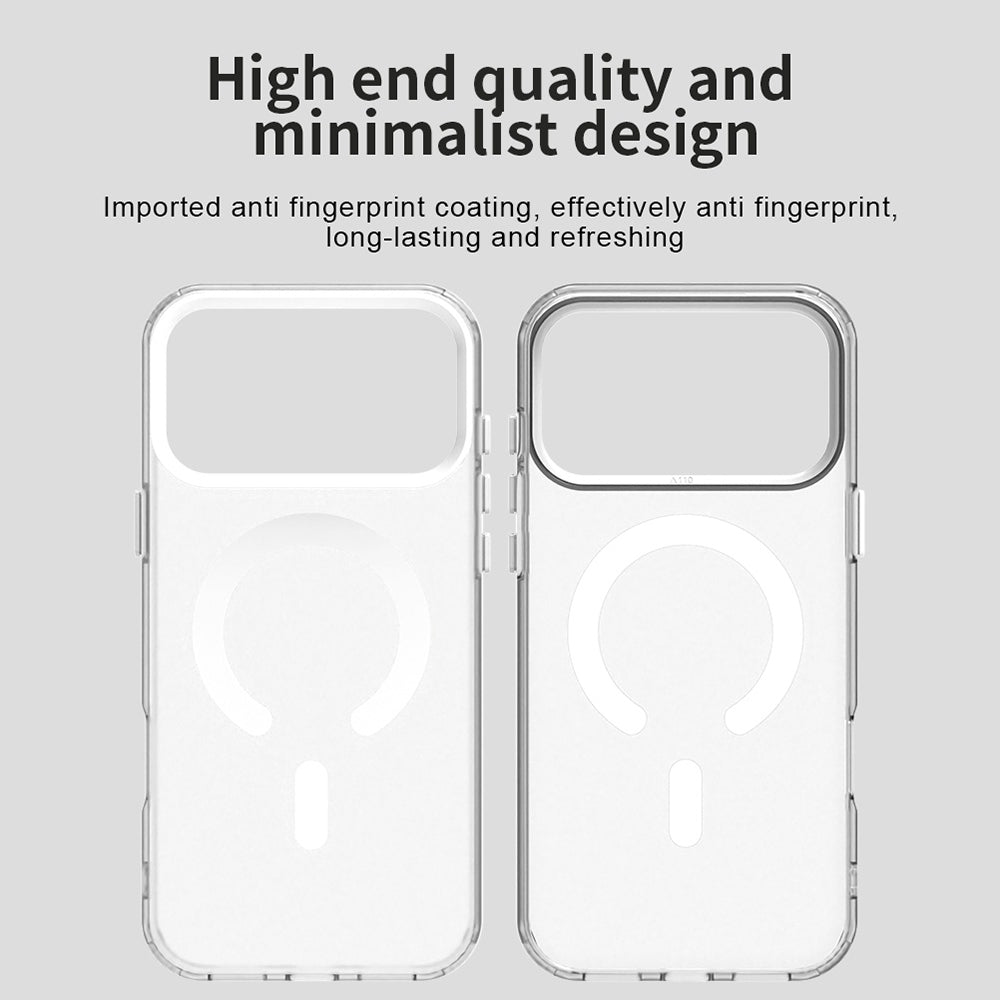 Husa MagSafe pentru Apple iPhone 17 Pro, Techsuit, CandyCase, Alba