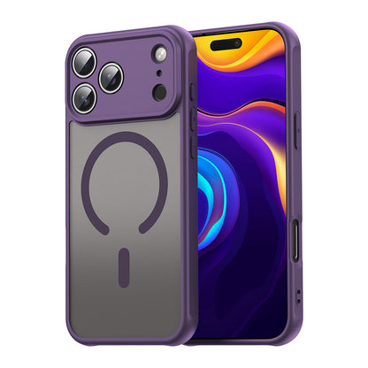 Husa MagSafe pentru Apple iPhone 17 Pro, Techsuit, HaloFrost II, Mov