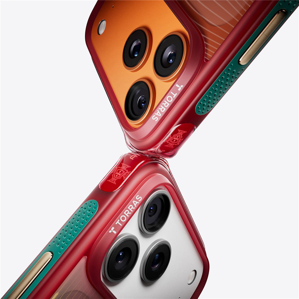 Husa MagSafe pentru Apple iPhone 17 Pro, Torras, Ostand Q3 Air, Wave of Passion