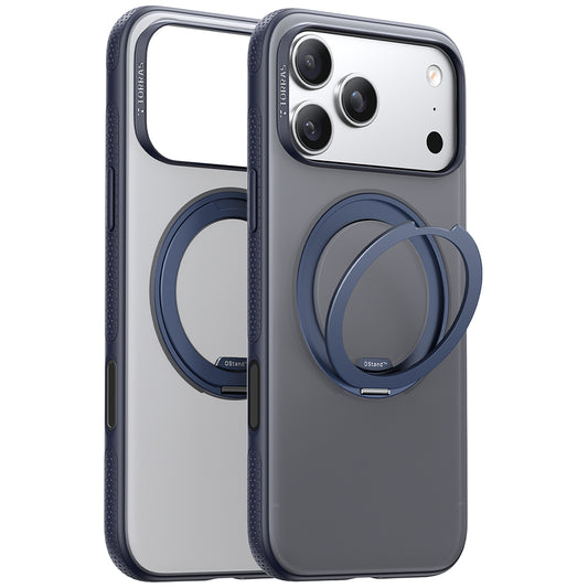 Husa MagSafe pentru Apple iPhone 17 Pro, Torras, Ostand R Fitness, Albastra