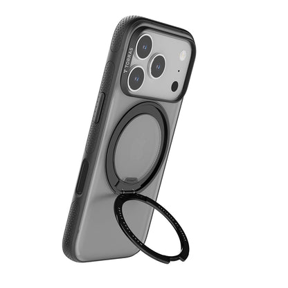Husa MagSafe pentru Apple iPhone 17 Pro, Torras, Ostand R Fitness, Neagra