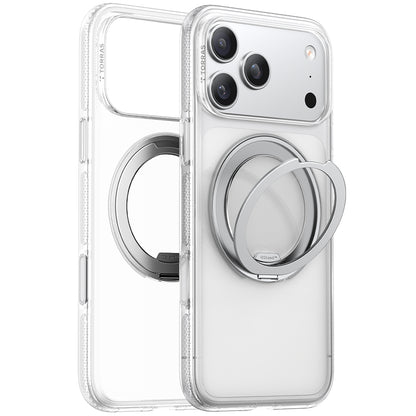 Husa MagSafe pentru Apple iPhone 17 Pro, Torras, Ostand R Fitness, Transparenta