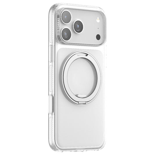 Husa MagSafe pentru Apple iPhone 17 Pro, Torras, Ostand R Fitness, Transparenta