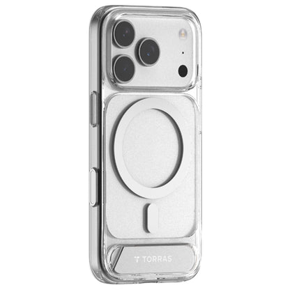 Husa MagSafe pentru Apple iPhone 17 Pro, Torras, Pstand, Transparenta