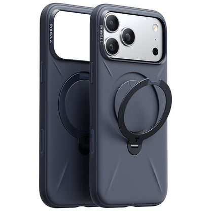 Husa MagSafe pentru Apple iPhone 17 Pro, Torras, QPRO Silicone, Bleumarin