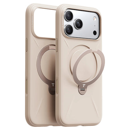 Husa MagSafe pentru Apple iPhone 17 Pro, Torras, QPRO Silicone, Aurie