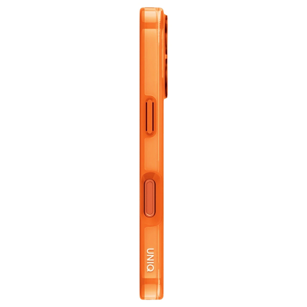 Husa MagSafe pentru Apple iPhone 17 Pro, UNIQ, Clario MagClick, Portocalie