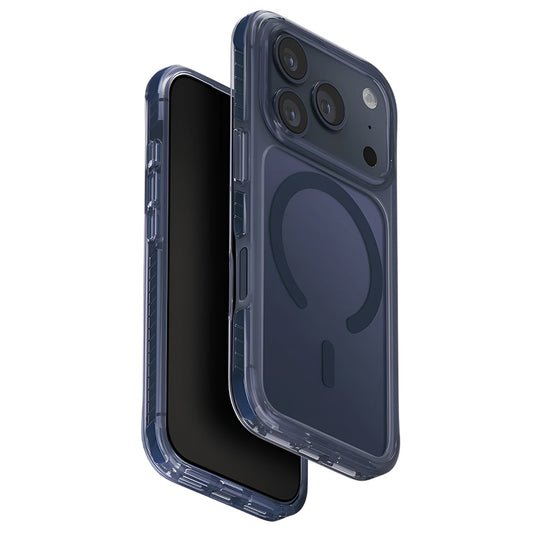 Husa MagSafe pentru Apple iPhone 17 Pro, UNIQ, Combat MagClick, Albastra