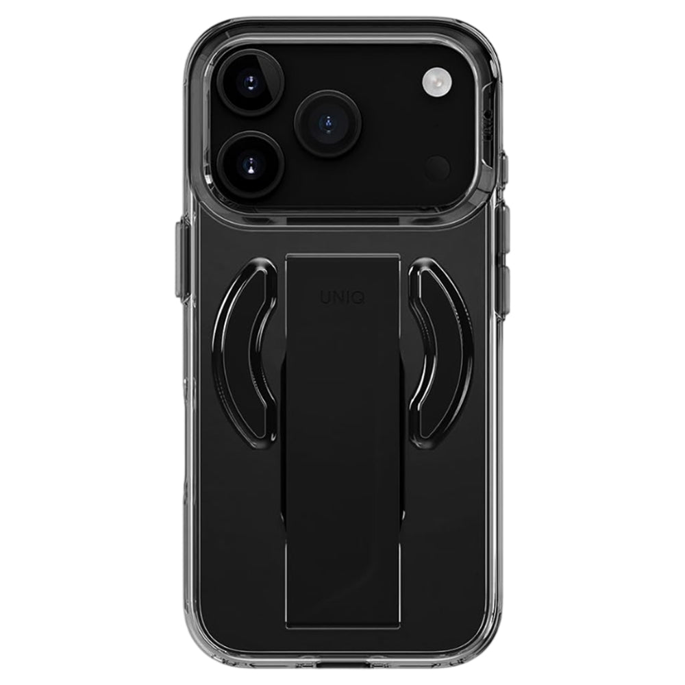 Husa MagSafe pentru Apple iPhone 17 Pro, UNIQ, Heldro Air MagClick, Neagra