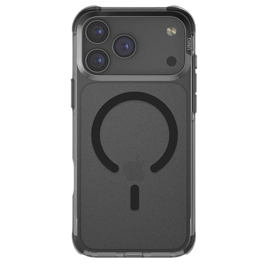 Husa MagSafe pentru Apple iPhone 17 Pro, UNIQ, LifePro Xtreme MagClick, Neagra