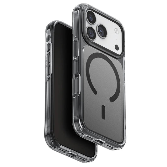 Husa MagSafe pentru Apple iPhone 17 Pro, UNIQ, LifePro Xtreme MagClick, Neagra