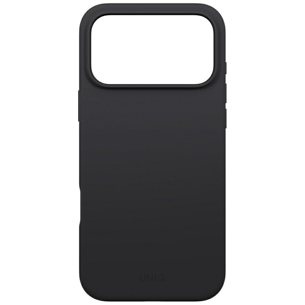 Husa MagSafe pentru Apple iPhone 17 Pro, UNIQ, Lino MagClick, Neagra
