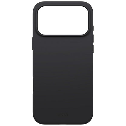 Husa MagSafe pentru Apple iPhone 17 Pro, UNIQ, Lino MagClick, Neagra