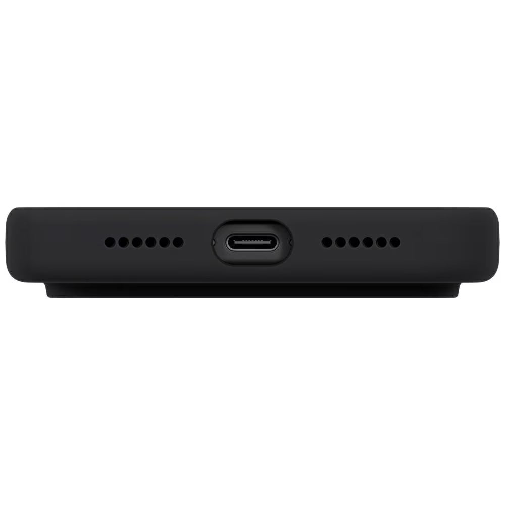 Husa MagSafe pentru Apple iPhone 17 Pro, UNIQ, Lino MagClick, Neagra