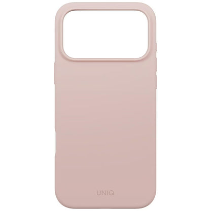 Husa MagSafe pentru Apple iPhone 17 Pro, UNIQ, Lino MagClick, Roz