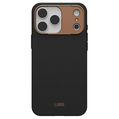 Husa MagSafe pentru Apple iPhone 17 Pro, Urban Armor Gear, Fibr Armr, Neagra Bronz