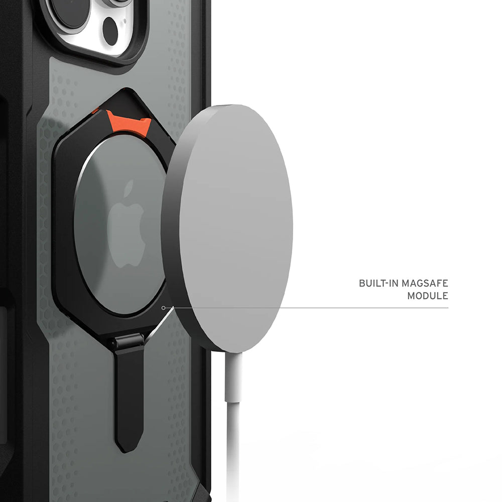 Husa MagSafe pentru Apple iPhone 17 Pro, Urban Armor Gear, Plasma XTE, Neagra