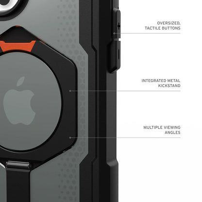 Husa MagSafe pentru Apple iPhone 17 Pro, Urban Armor Gear, Plasma XTE, Neagra