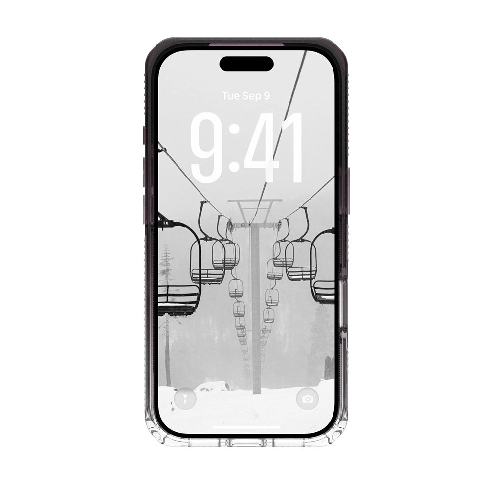 Husa MagSafe pentru Apple iPhone 17 Pro, Urban Armor Gear, Plyo, Neagra Transparenta