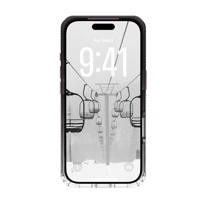 Husa MagSafe pentru Apple iPhone 17 Pro, Urban Armor Gear, Plyo, Neagra Transparenta