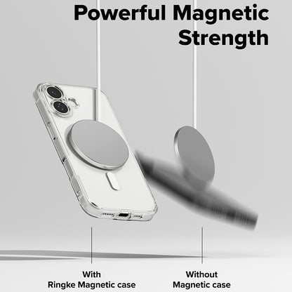 Husa MagSafe pentru Apple iPhone 17, Ringke, Fusion, Transparenta