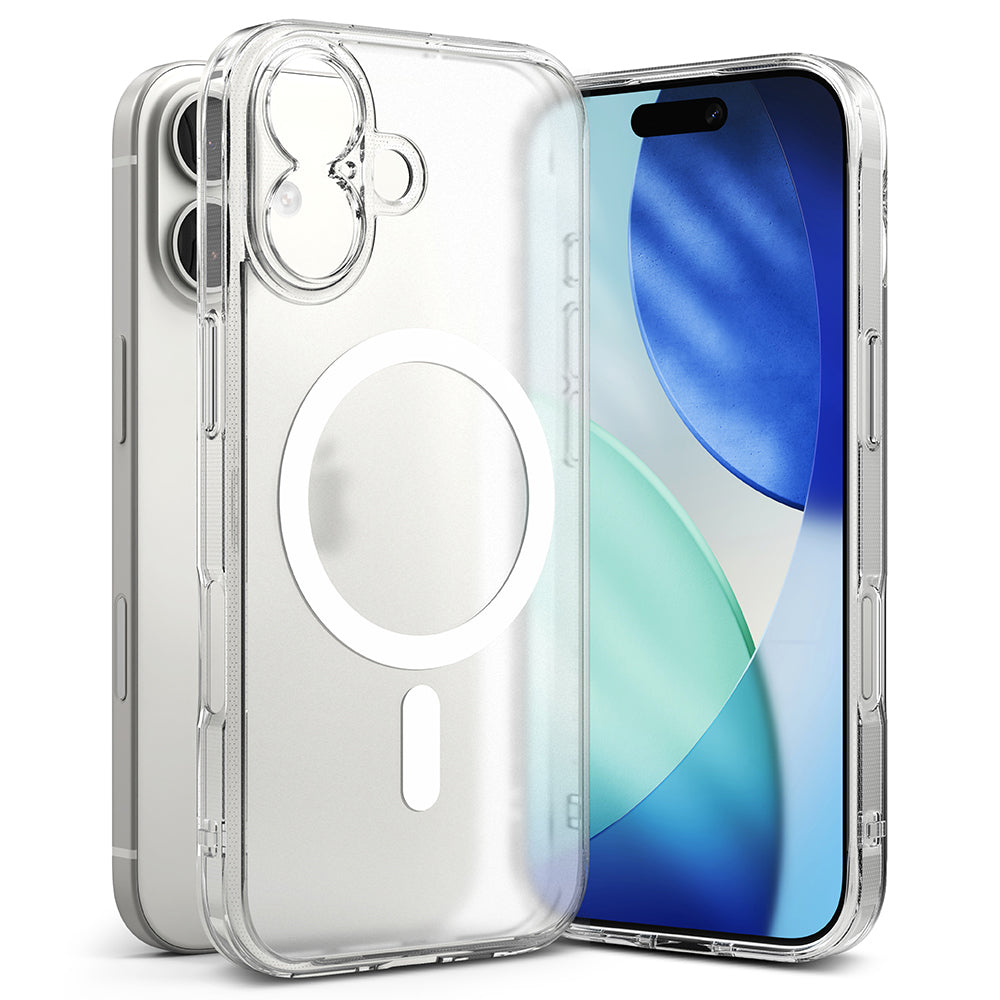 Husa MagSafe pentru Apple iPhone 17, Ringke, Fusion, Transparenta Mata
