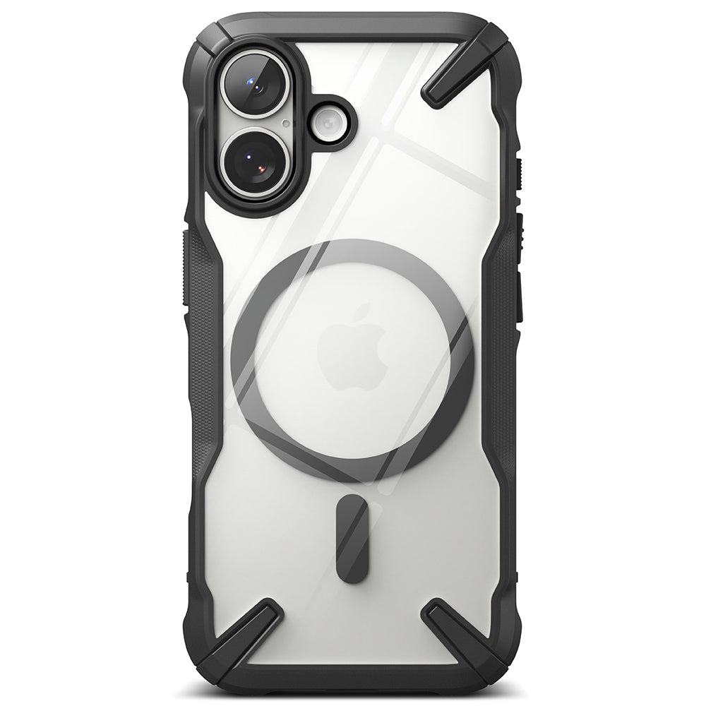 Husa MagSafe pentru Apple iPhone 17, Ringke, Fusion X, Neagra