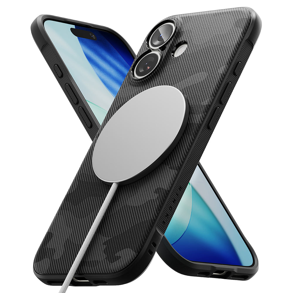 Husa MagSafe pentru Apple iPhone 17, Ringke, Onyx, Camuflaj